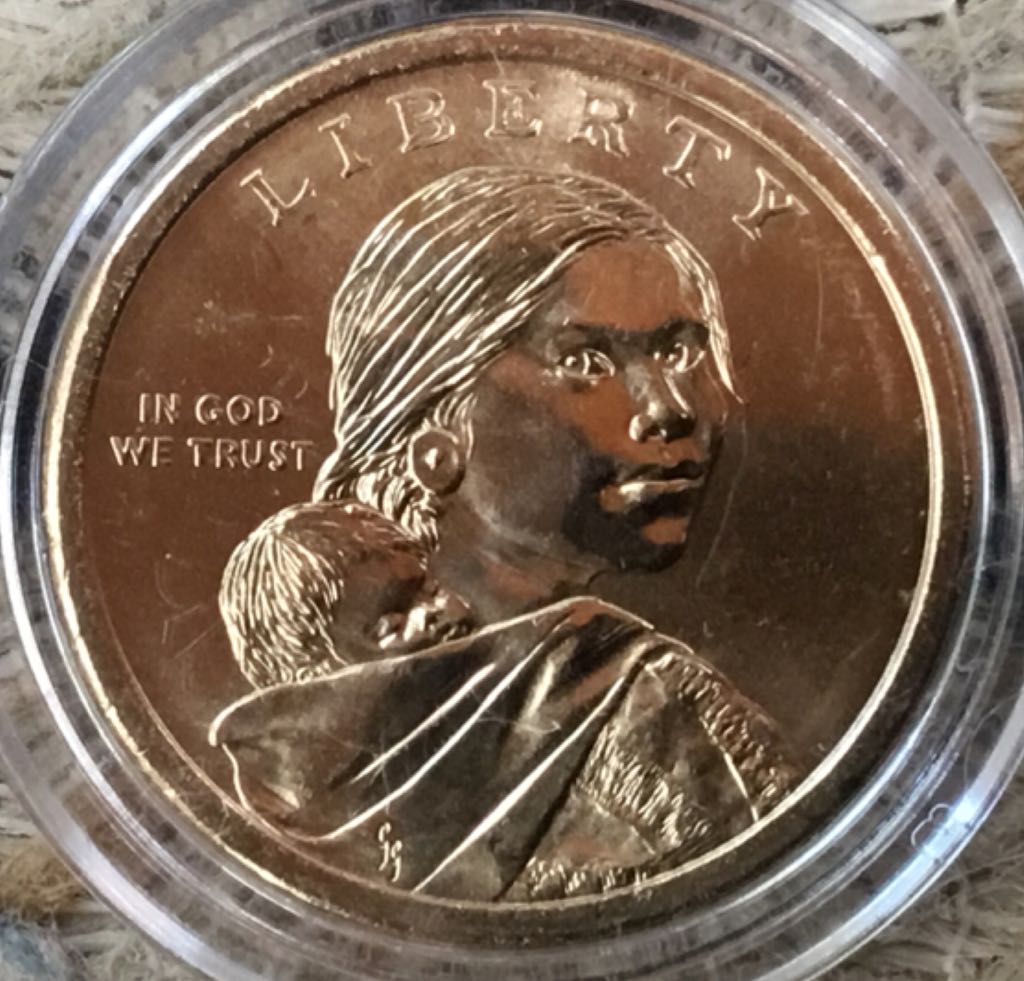 Sacagawea Native American Dollar  coin collectible - Main Image 2