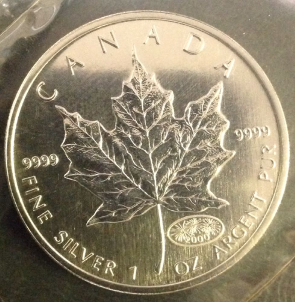 Canadian Silver Maple Leaf  coin collectible - Main Image 2