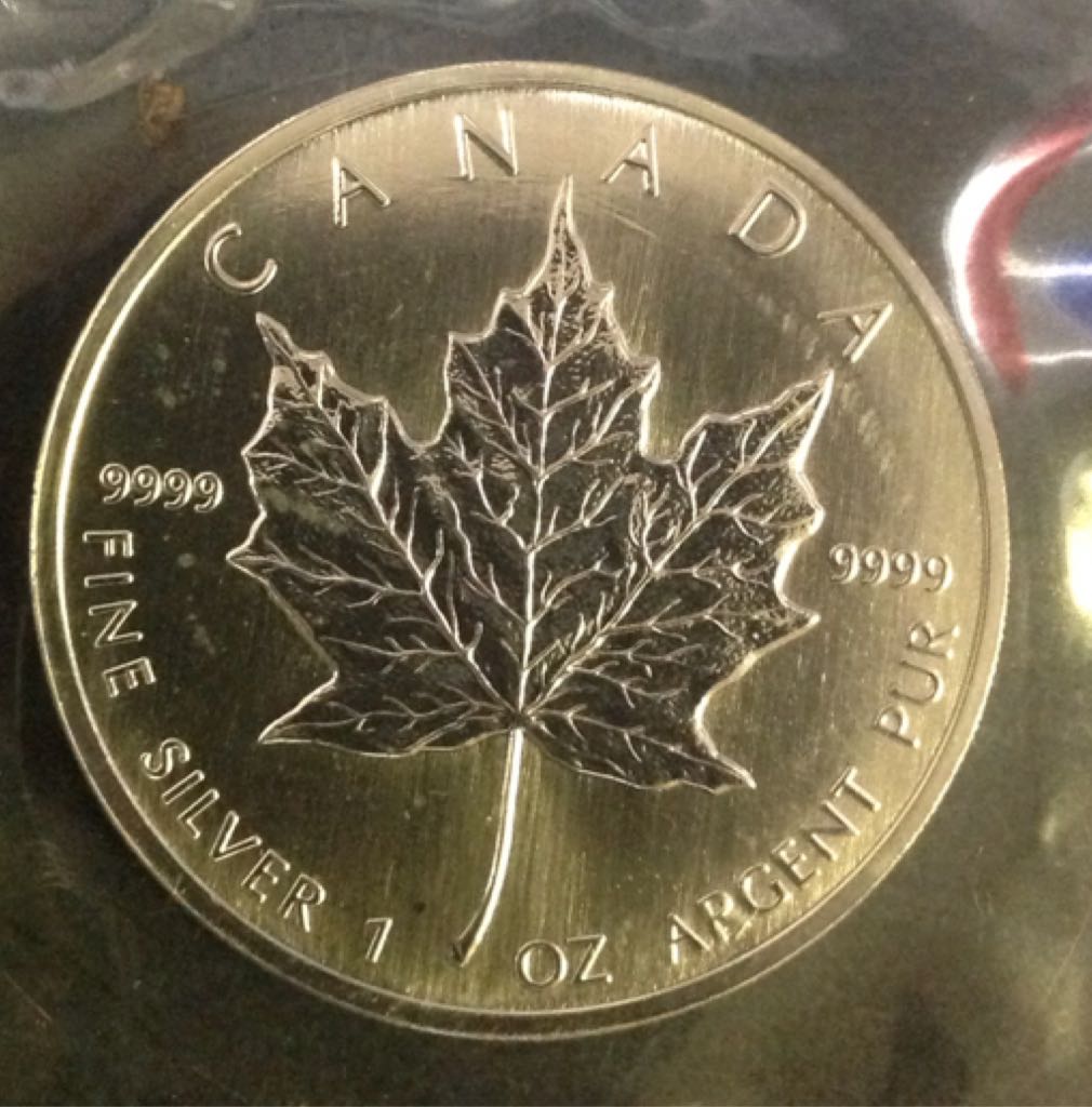 Canadian Silver Maple Leaf  coin collectible - Main Image 2