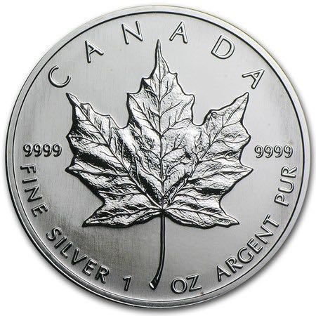 Canadian Silver Maple Leaf  coin collectible - Main Image 2