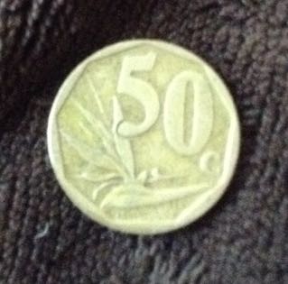 So. Africa 50c Tshipembe  coin collectible - Main Image 2