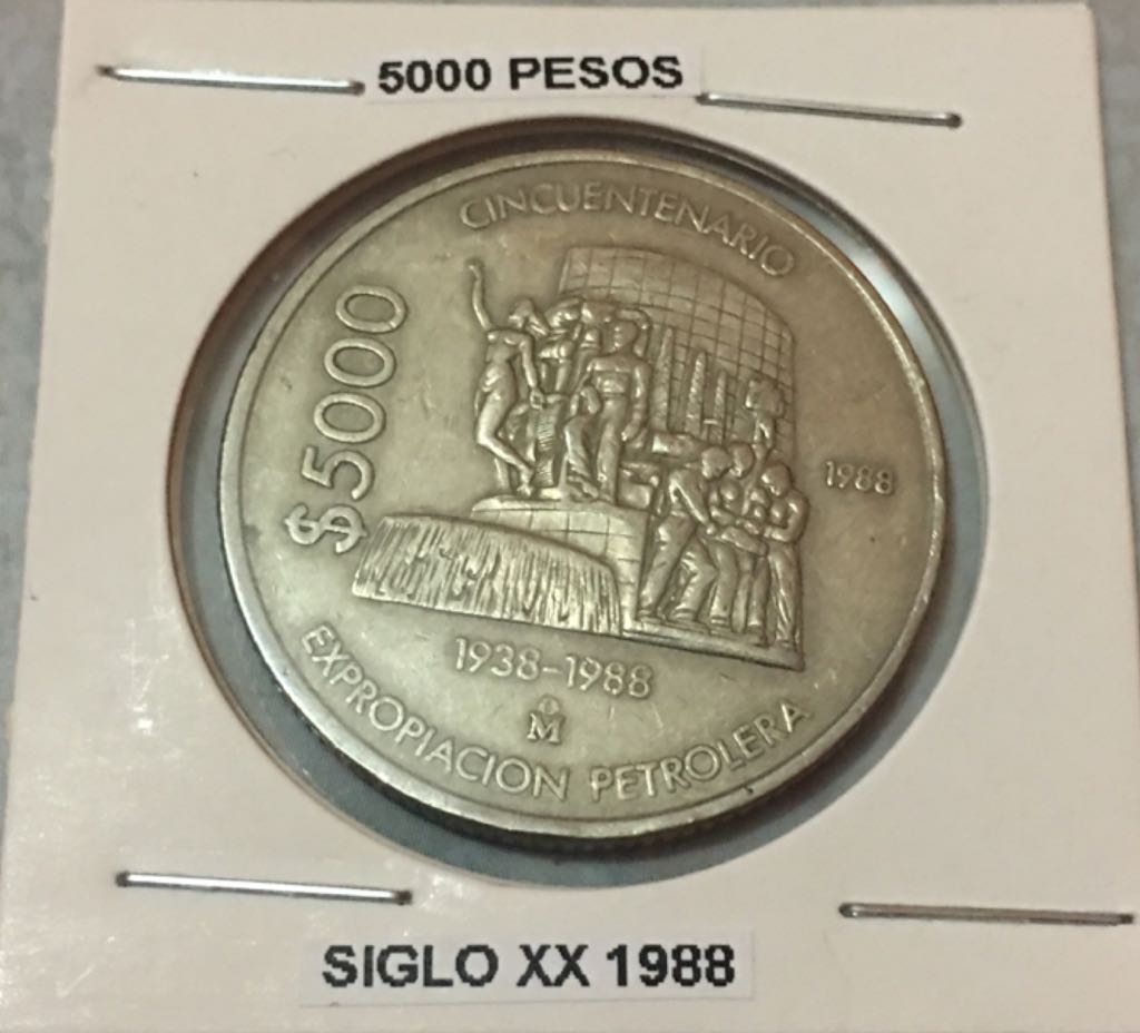 5 Pesos Revolucion ( Otilio Montaño)