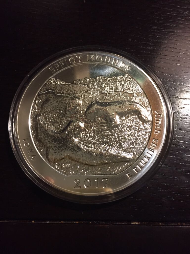 Quarter 2017 D Effigy Mounds Washington  coin collectible - Main Image 2