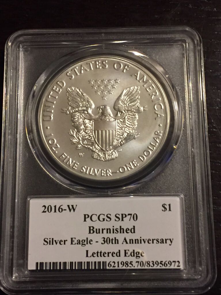 2016 W American Eagle  coin collectible - Main Image 2