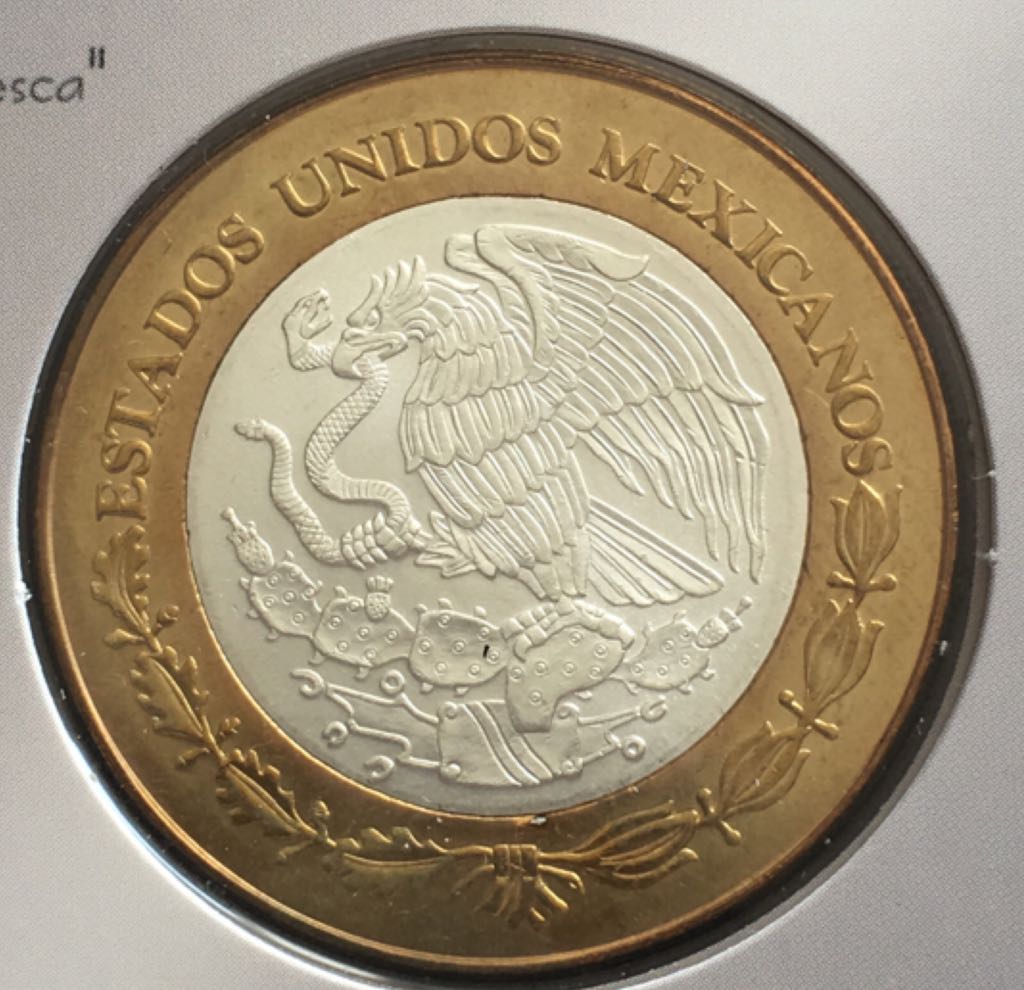 Moneda 100 Pesos Aniversario Del Quijote De La Mancha  coin collectible - Main Image 2