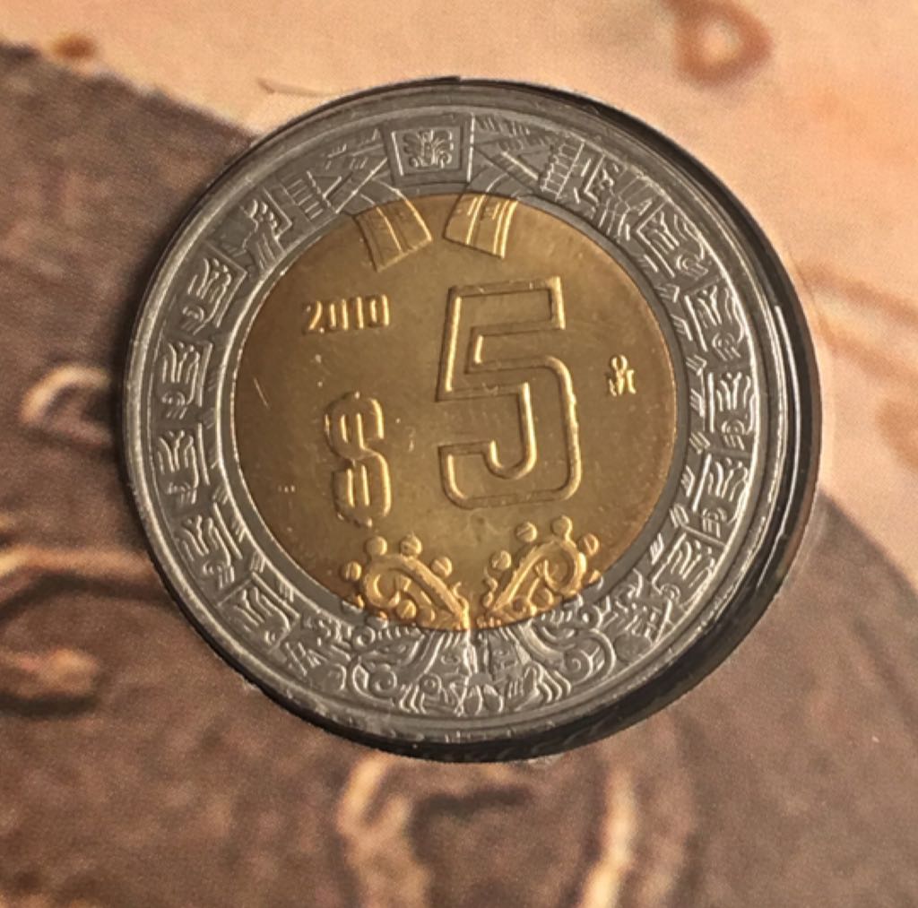 1 Peso Mexico Balanza