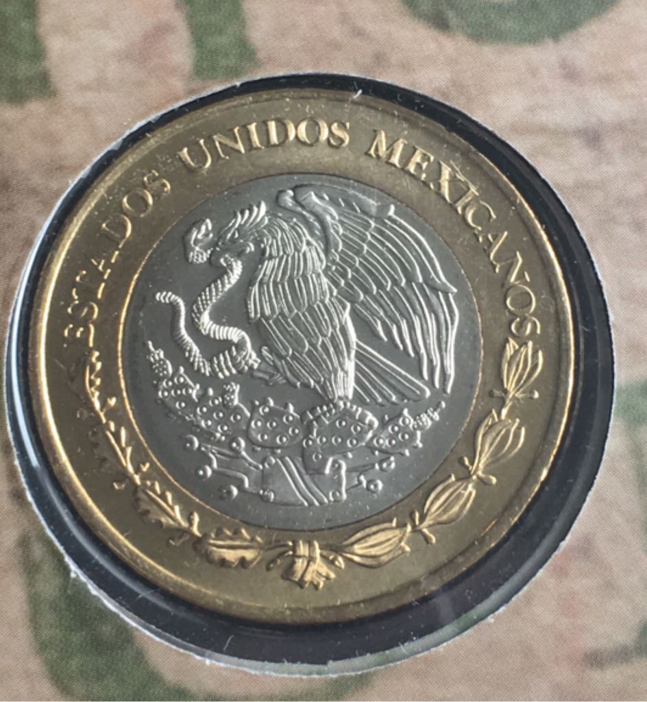 10 Pesos 150 Aniversario De La Batalla De Puebla  coin collectible - Main Image 2
