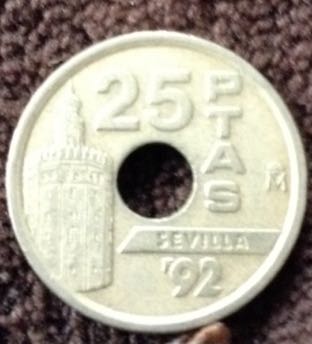 Spain 25 Ptas 1992  coin collectible - Main Image 2