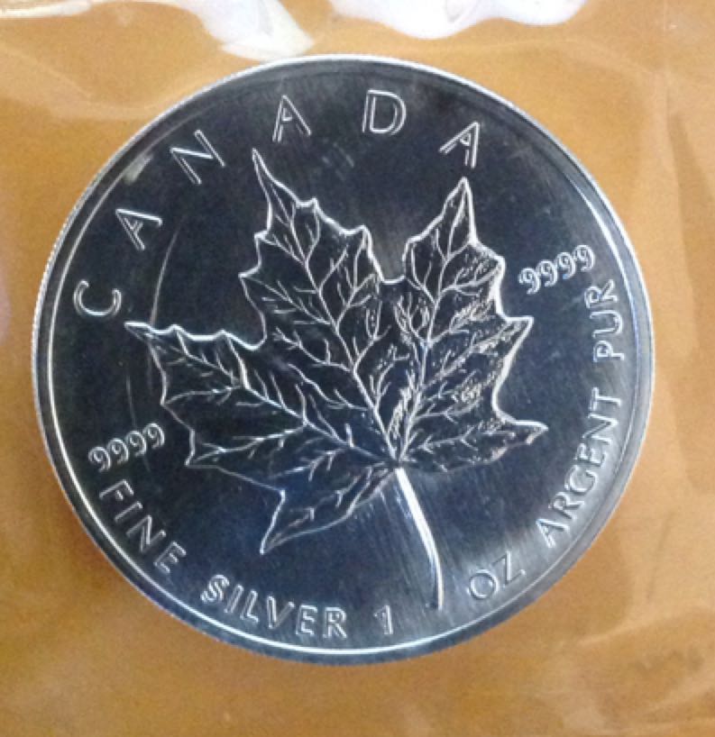 Canadian Silver Maple Leaf  coin collectible - Main Image 2