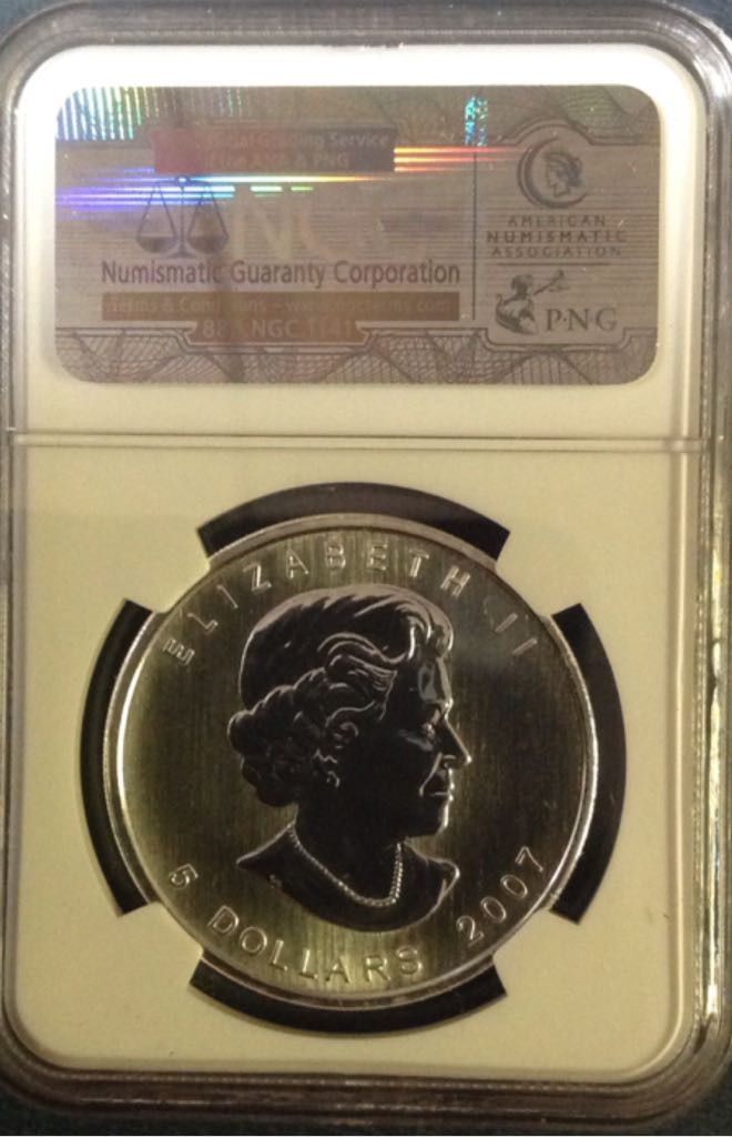 2007 Canada Maple Leaf MS 69  coin collectible - Main Image 2