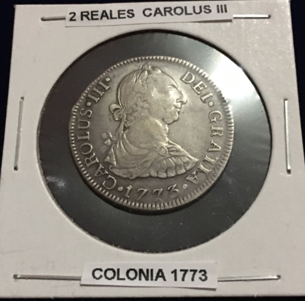 2 Reales Carolus III  coin collectible - Main Image 1