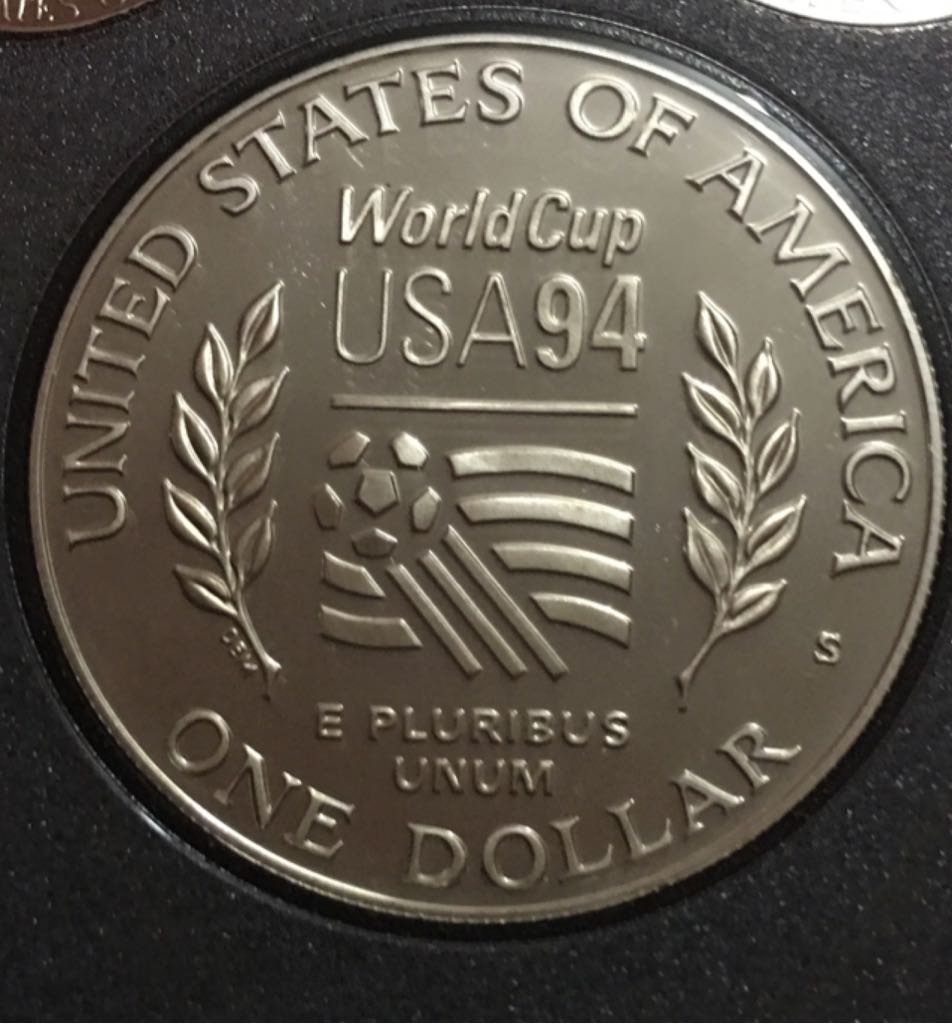 World Cup USA Silver Dollar  coin collectible - Main Image 2