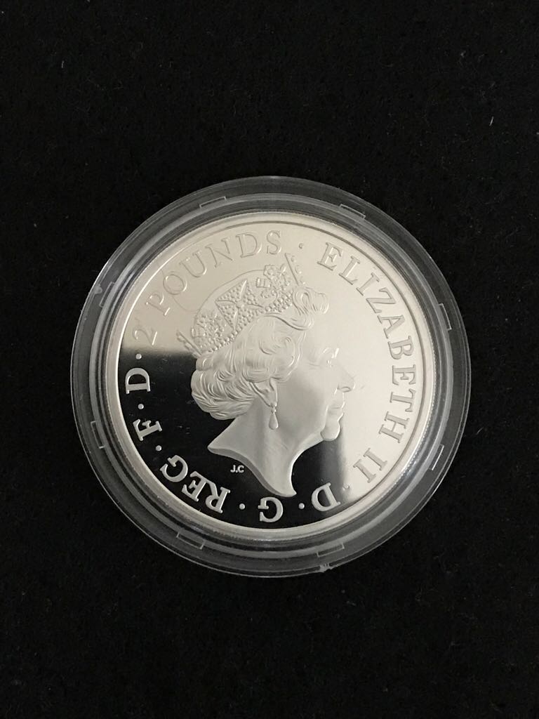 Queens Beasts 2017 - The Unicorn Of Scotland Proof  coin collectible - Main Image 2