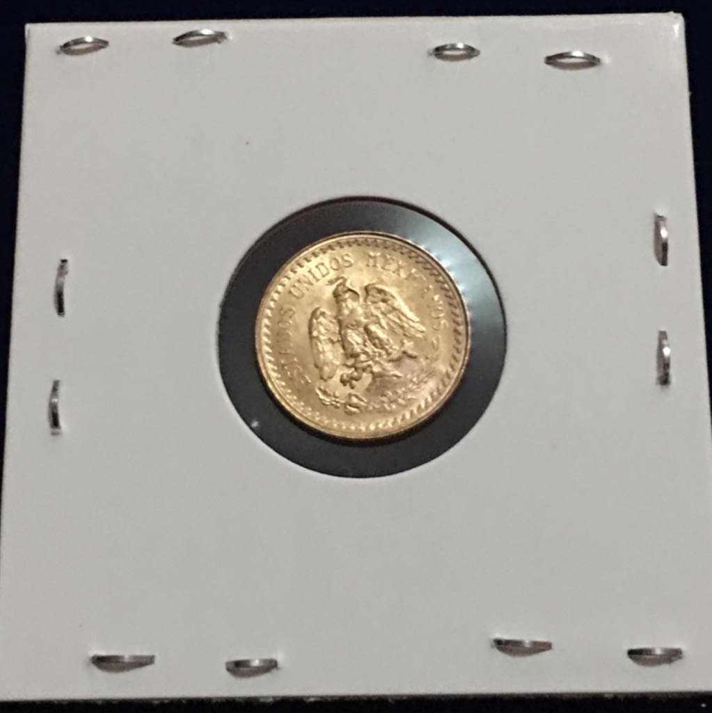 Dos Pesos Y Medio Centenario ( Gold)  coin collectible - Main Image 2