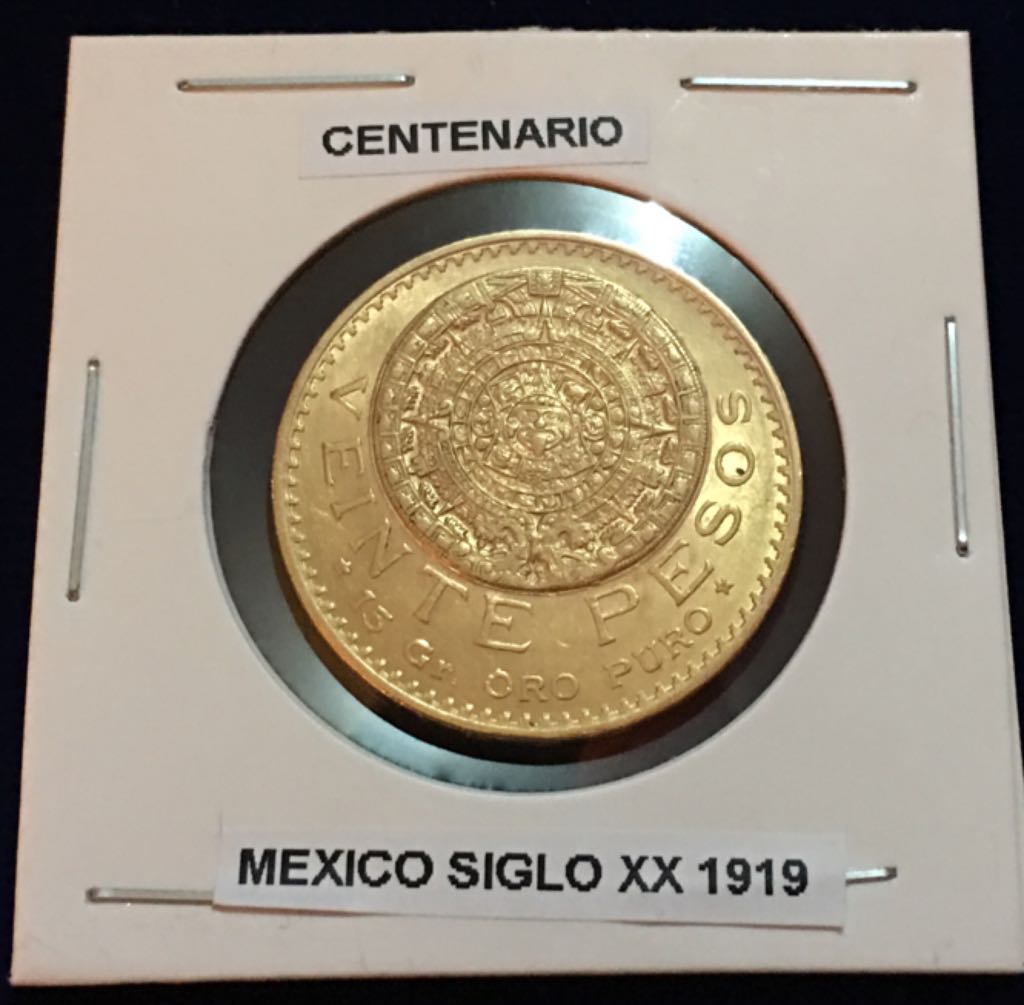 Mexico 20 Pesos coin collectible - Main Image 1