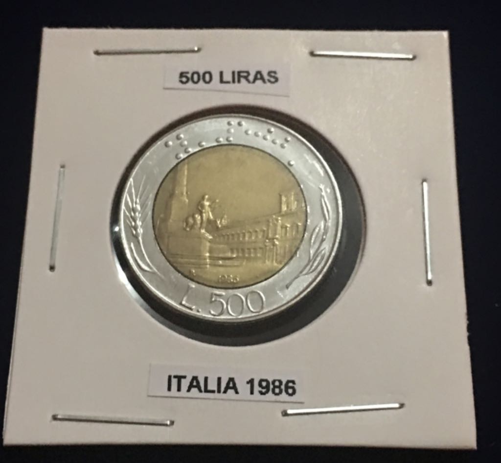 500 Liras  coin collectible - Main Image 1