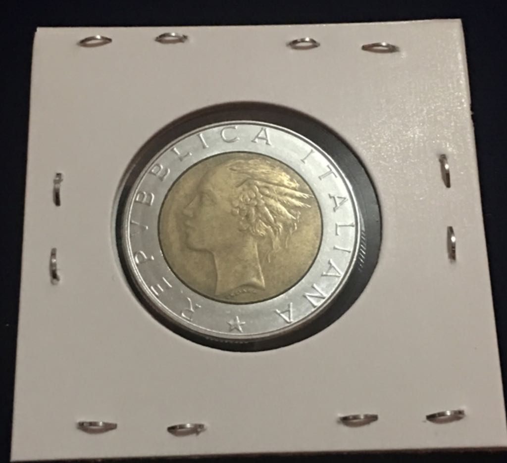 500 Liras  coin collectible - Main Image 2
