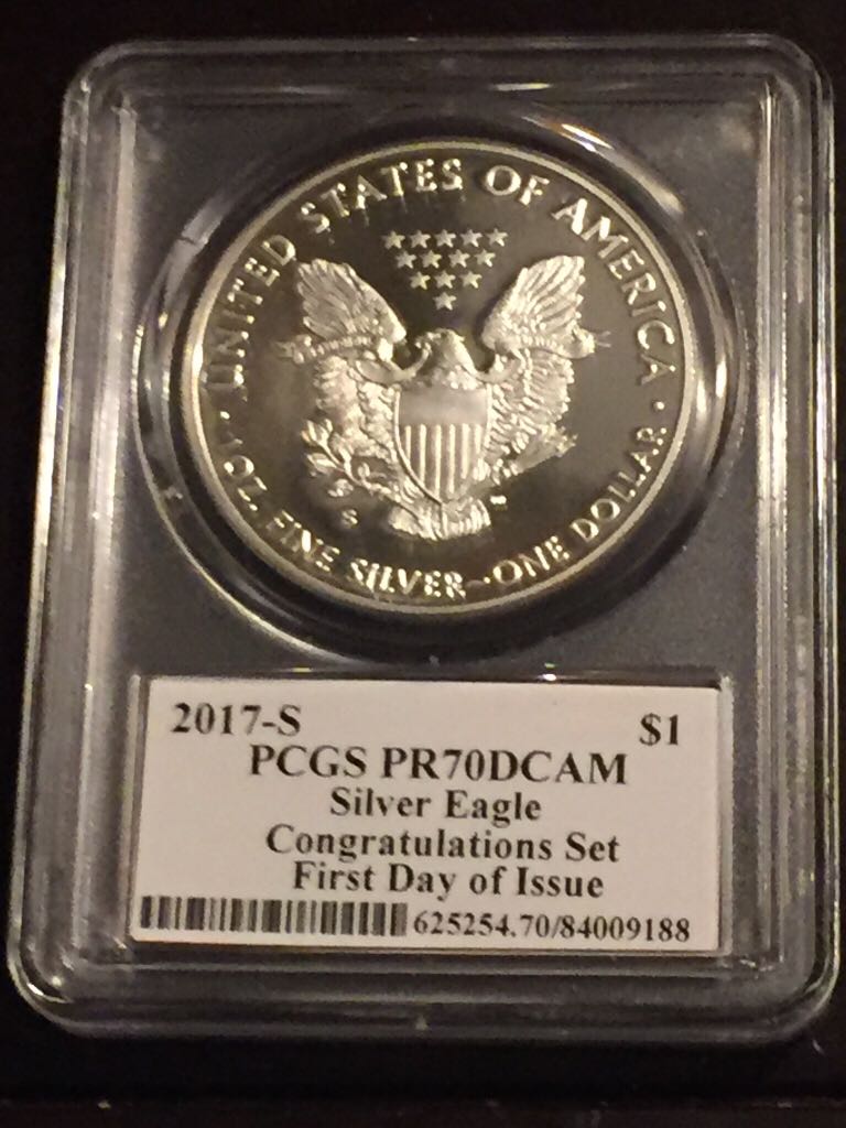 2017 S American Eagle  coin collectible - Main Image 2