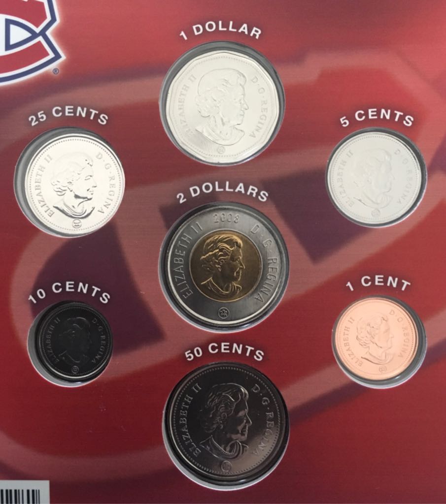 Canadiens Ensemble Souvenir De Pièces De Monnaie  coin collectible - Main Image 2