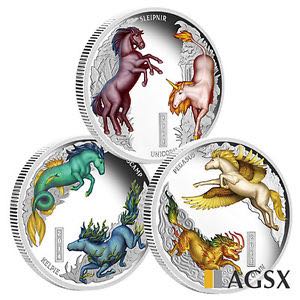 Ky Horses of Lore and Legend 2014 1oz Silver Proof Three-Coin Set  coin collectible - Main Image 2