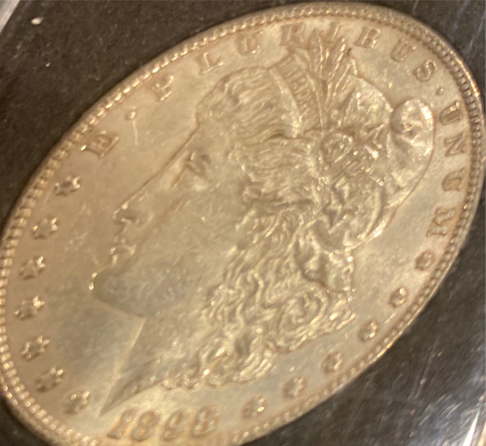 Morgan Silver Dollar 1898-P  coin collectible - Main Image 3