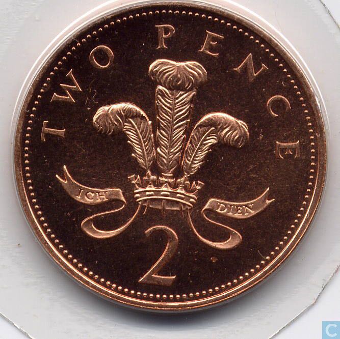 UK 2 Pence coin collectible - Main Image 1
