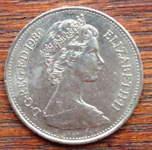 UK 5 Pence  coin collectible - Main Image 2