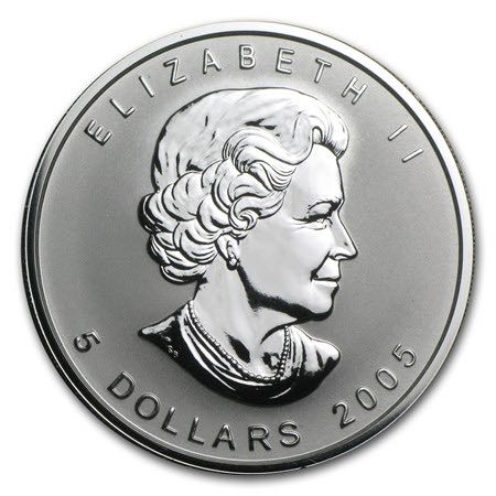 Canada Silver Maple Leaf with V-E Day Privy  coin collectible - Main Image 2