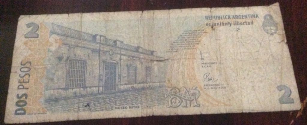 Argentina 2 Pesos  coin collectible - Main Image 2