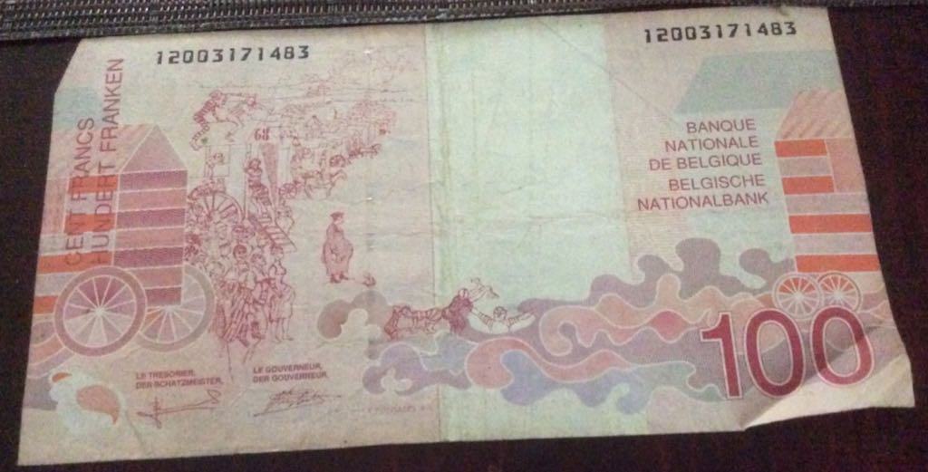 Belguim 100 Francs  coin collectible - Main Image 2