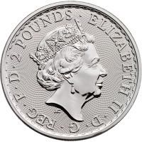 Britannia £2 Silver Bullion - 20th Anniversary  coin collectible - Main Image 2