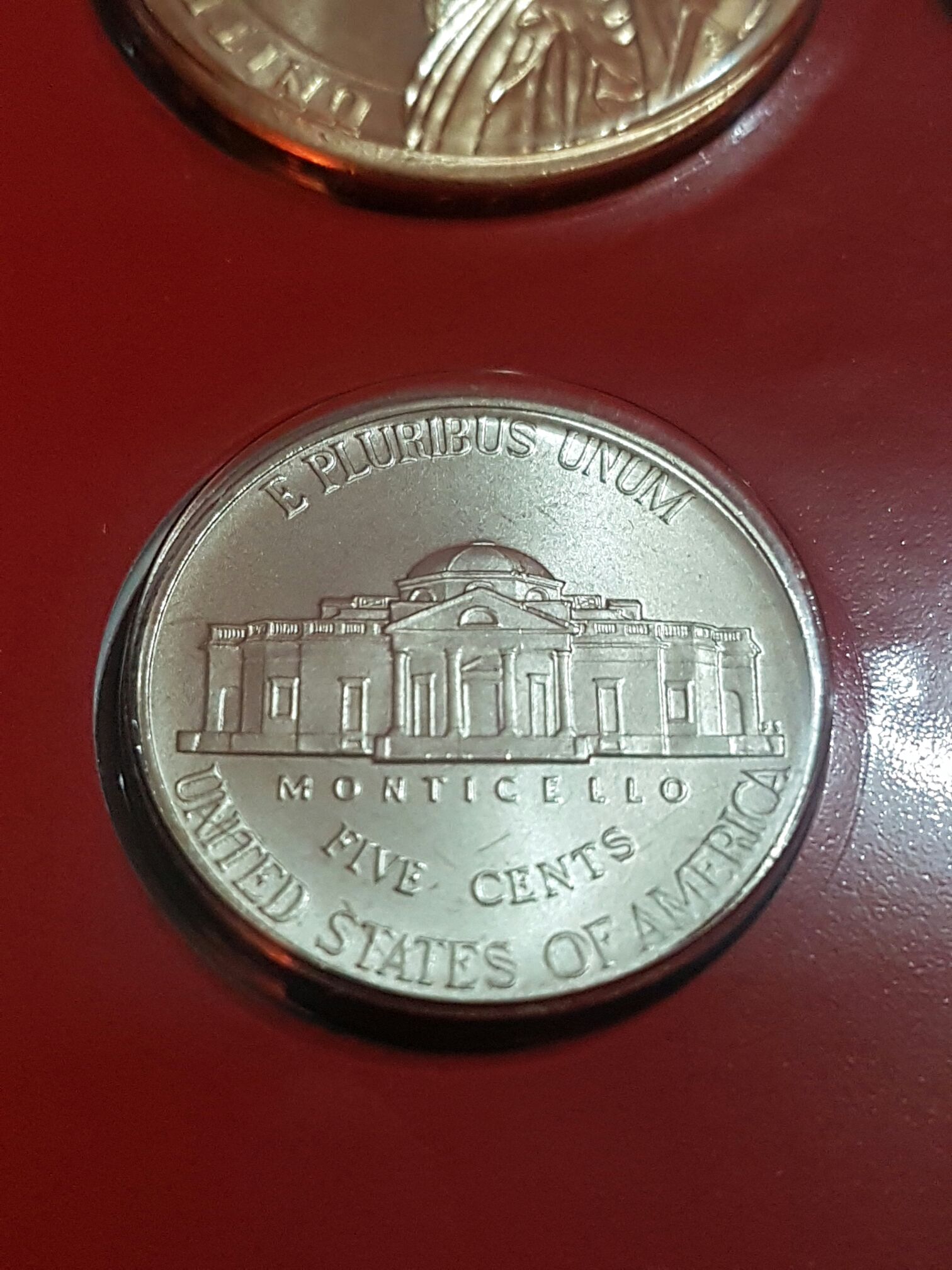 2007 D John Adams Enhanced Golden Dollar