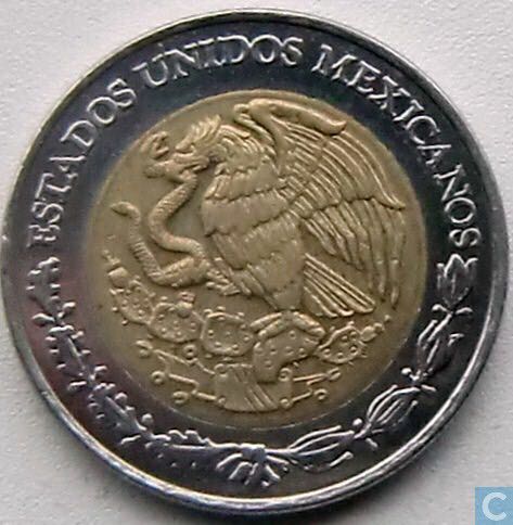 1-Mexico 5 Pesos 2018  coin collectible - Main Image 2
