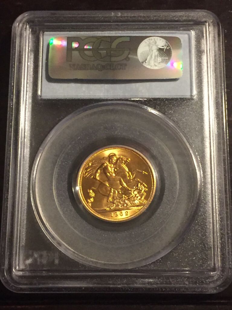 1962 Sovereign coin collectible - Main Image 2
