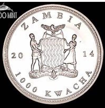 Zambia 1000 Kwacha African Wildlife (Suricate)  coin collectible - Main Image 2