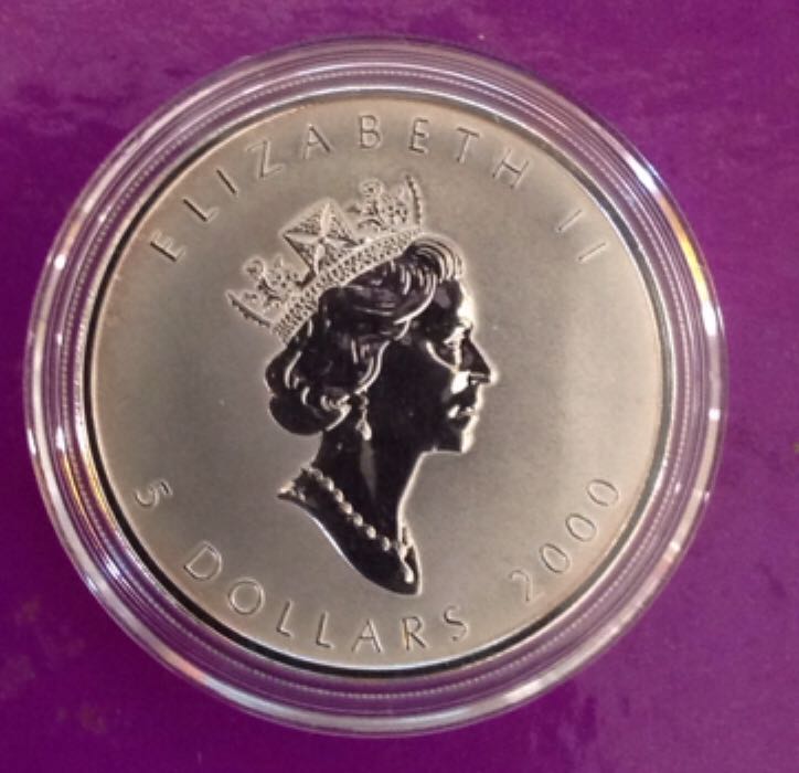 Canada Silver Maple Leaf, Year of the Dragon   coin collectible - Main Image 2