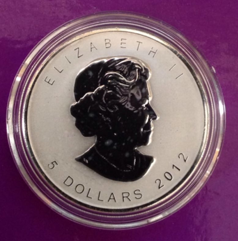 Canada Silver Maple Leaf Year of the Dragon   coin collectible - Main Image 2