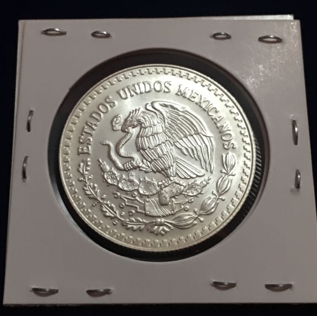 1/2 Onza De Plata  coin collectible - Main Image 2