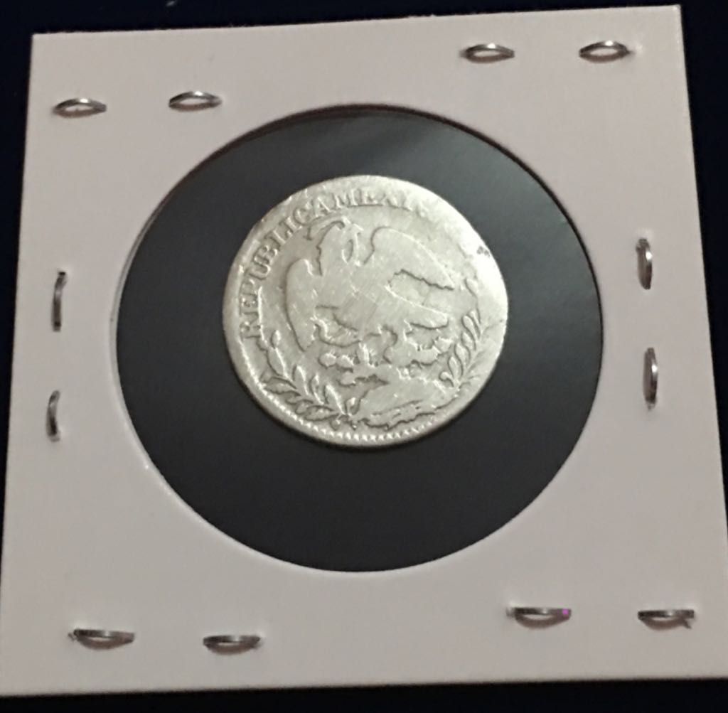 1 Real Zacatecas  coin collectible - Main Image 2
