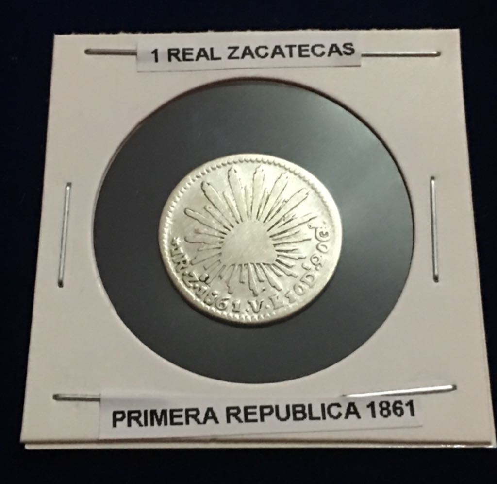 1 Real Zacatecas  coin collectible - Main Image 1