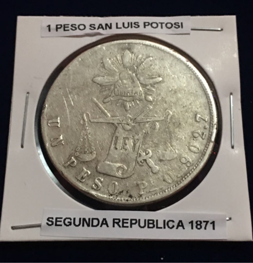 1 Peso San Luis Potosi  coin collectible - Main Image 1