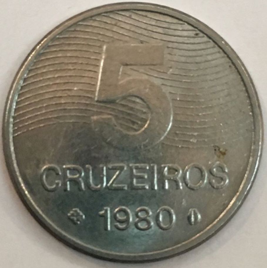 Brazil 5 Cruzeiros  coin collectible - Main Image 2
