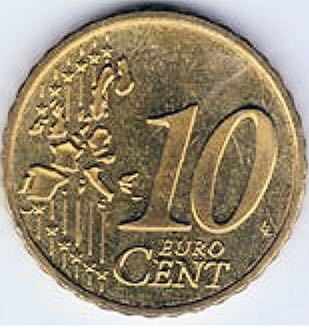 10 Euro Cent (J) - Deutschland   coin collectible - Main Image 2