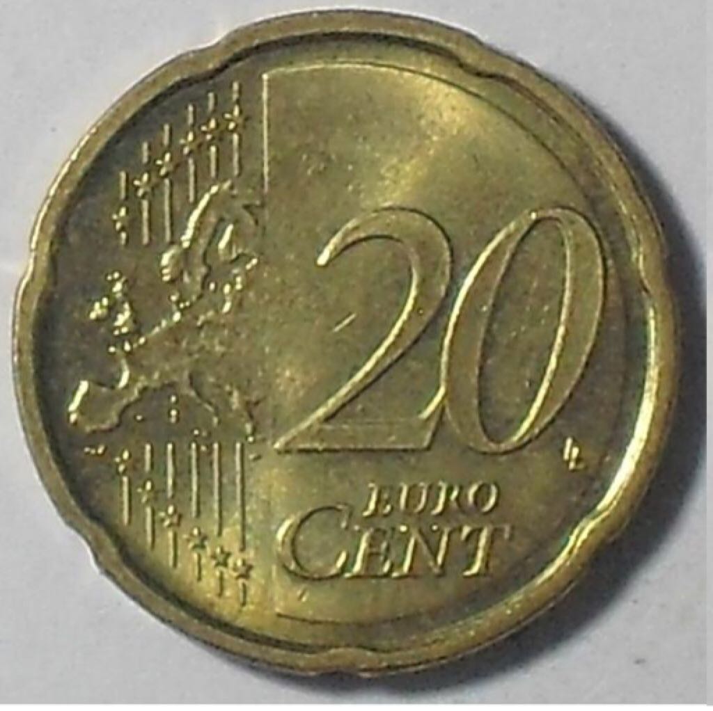 20 Euro Cent (F) - Deutschland   coin collectible - Main Image 2