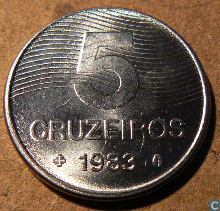 Brazil 5 Cruzeiros  coin collectible - Main Image 2