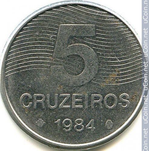 Brazil 5 Cruzeiros  coin collectible - Main Image 2