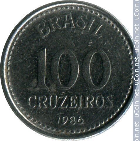 Brazil 100 Cruzeiros  coin collectible - Main Image 2