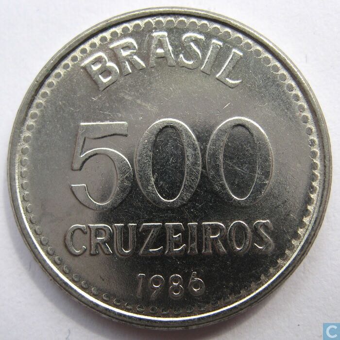 Brazil 500 Cruzeiros  coin collectible - Main Image 2