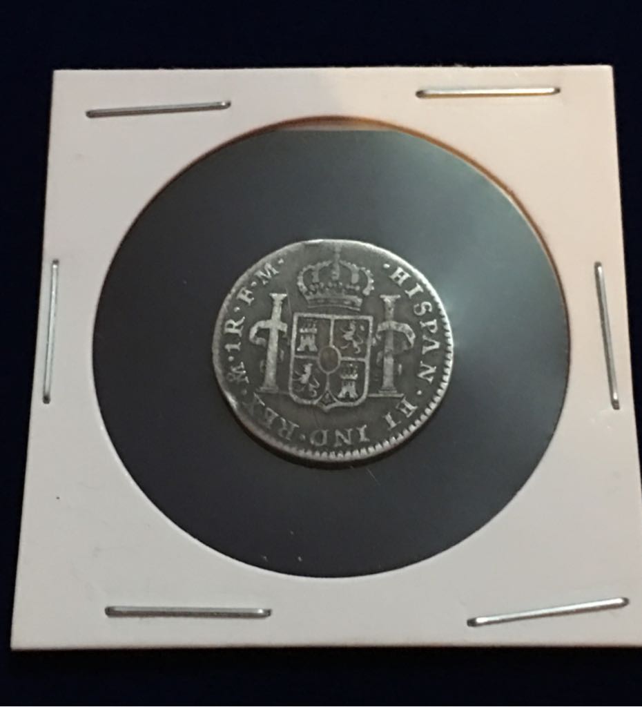 1 Real Carolus III  coin collectible - Main Image 2