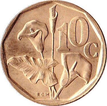 South Africa 10 Cents  coin collectible - Main Image 2